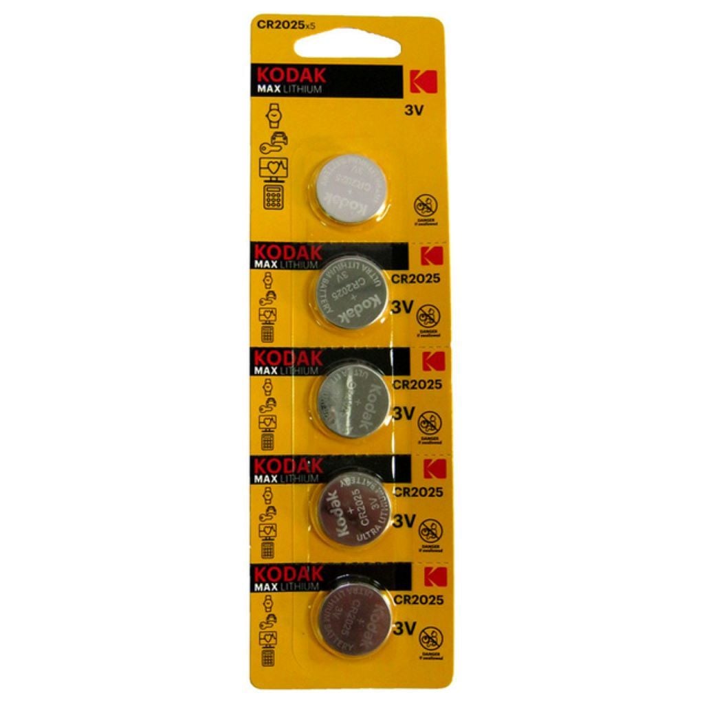 Батарейка таблетка MAX LITHIUM 3V CR2025 Kodak