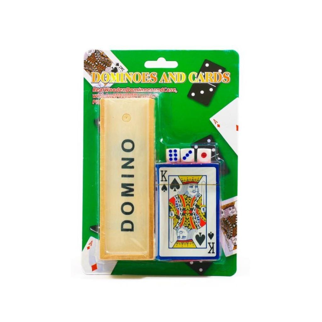 Доміно карти 2в1 на листі 14*21*3см DM25547 Китай