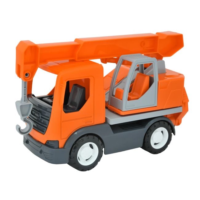 Машина пластик Tech truck кран 27см у коробці 40*16*20 см 39890 wader