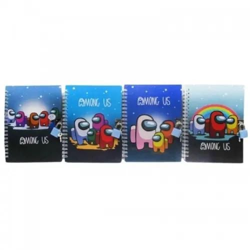 Блокнот AMONG US  на замочці 11*15см 64943 Китай