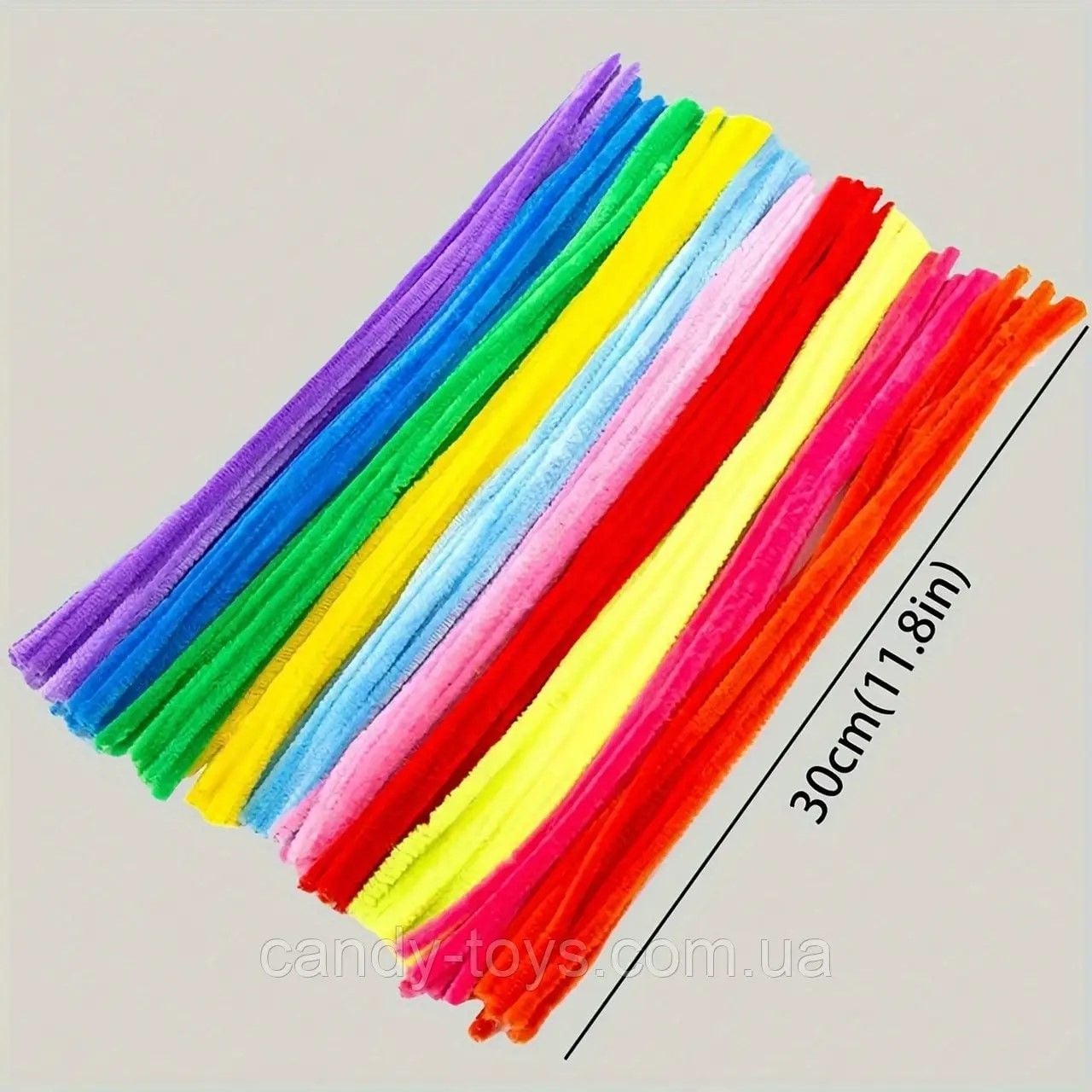 Сінельний дріт пухнастий 1шт мікс кольорів сін Китай