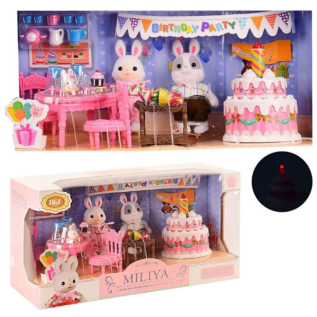 Меблі для ляльок Miliya для флоксових тварин фігуркa коробка 30*17*13см 55003 Китай