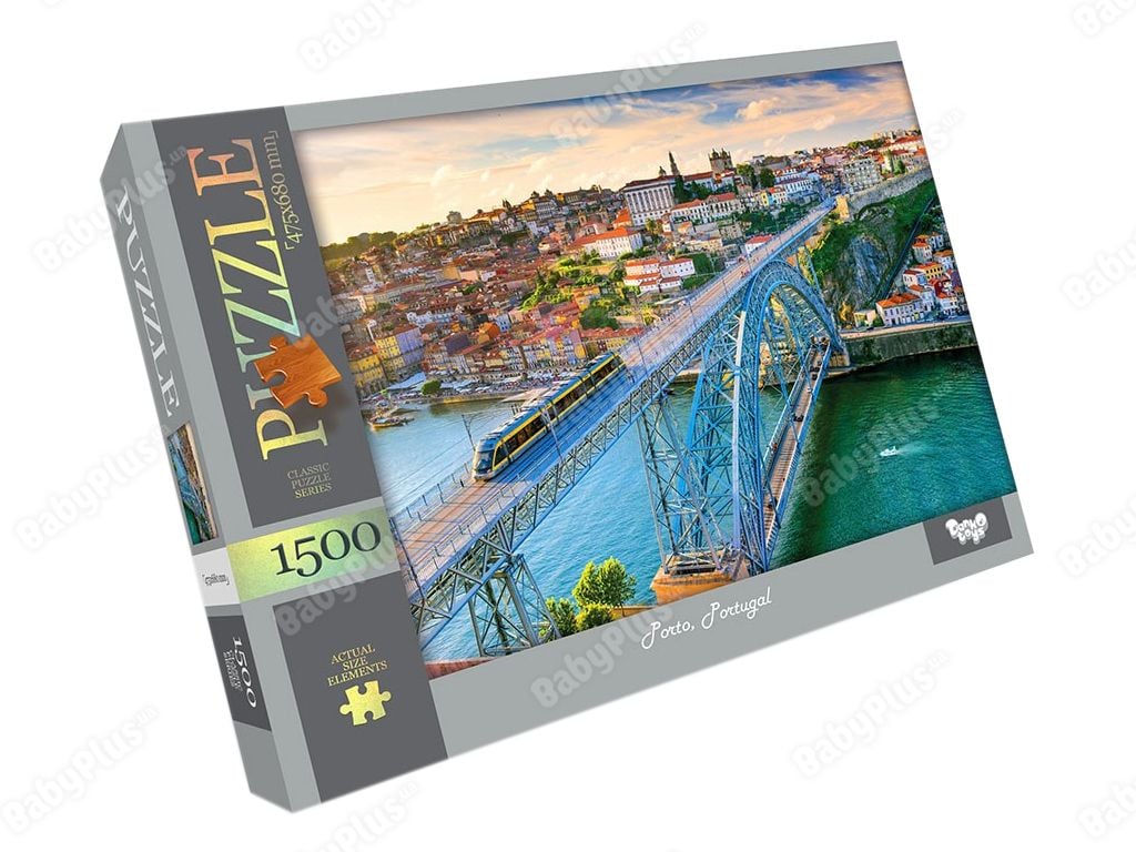 Пазли 1500ел Porto Portugal 475*680 в коробці 37*28*4см C1500-04-04 danko toys