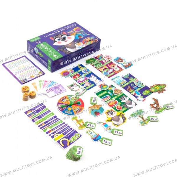 Гра настільна Домашні улюбленці рос в коробці 28*19*6см VT2312-03 Vladi Toys