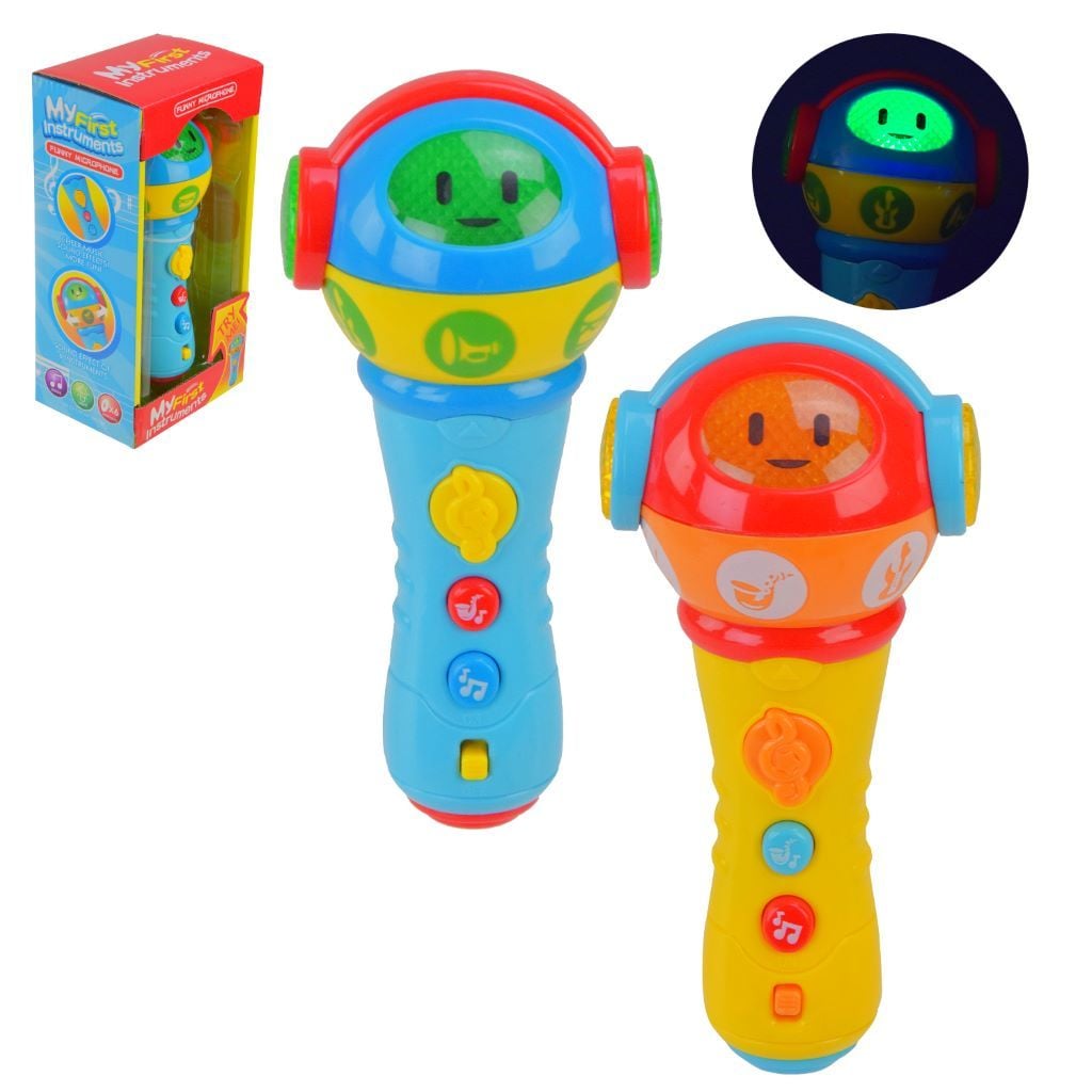 Мікрофон звук світло на батар у коробці 22*11*9см ZD658-58 Китай