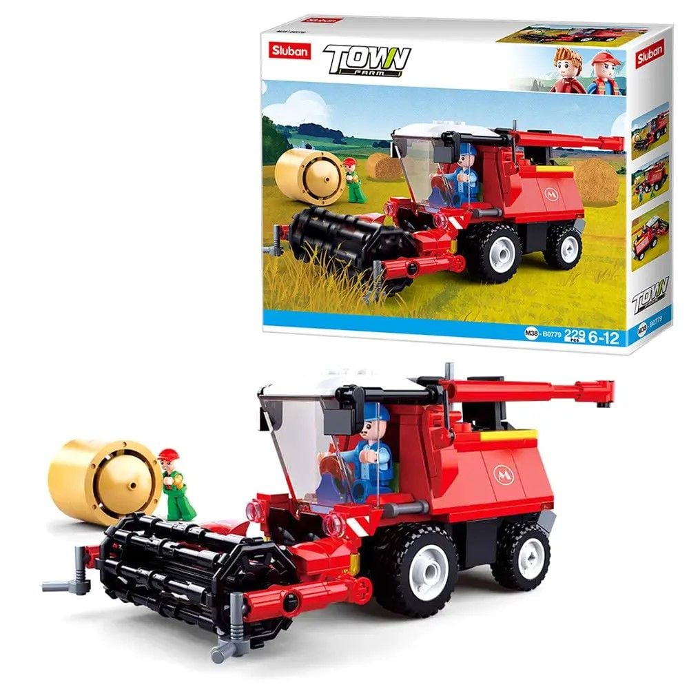 Конструктор 229ел Комбайн фігурки в коробці 28*24*5см M38-B0779 sluban