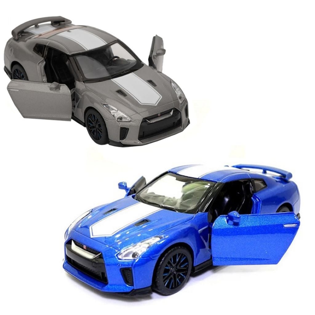 Машина металева 1:32 Nissan GT-R звук світло відкр  двері коробка 18*9*9см 68469 Автопром