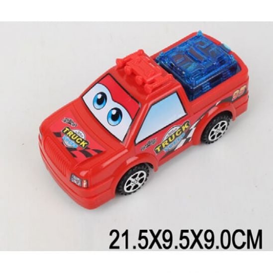 Машина пластик заводна на мотузці світло пакет 21,5*9,5*9см 855-17 Китай