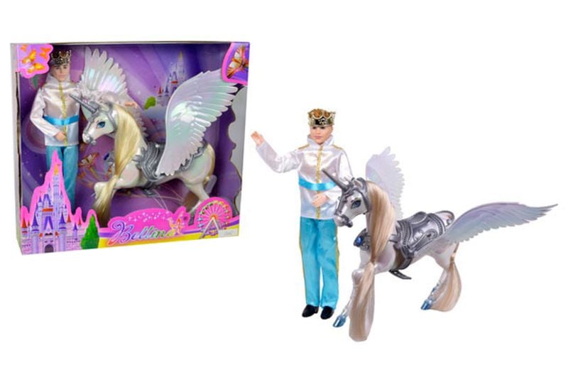 Конячка  єдиноріг-пегас Кен у коробці 32*36*9,5см 68256 Китай
