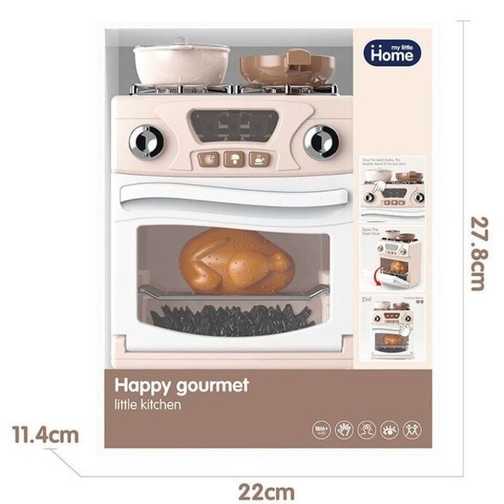 Газова плита на батарейках звук світло коробка 28*22*14,5см A1003-1 Китай