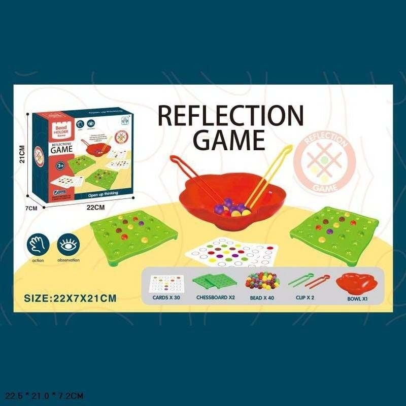 Гра Натискай намистинки 30 карток з завданням 40 кол кульок коробка 22*22*8см 116 Китай