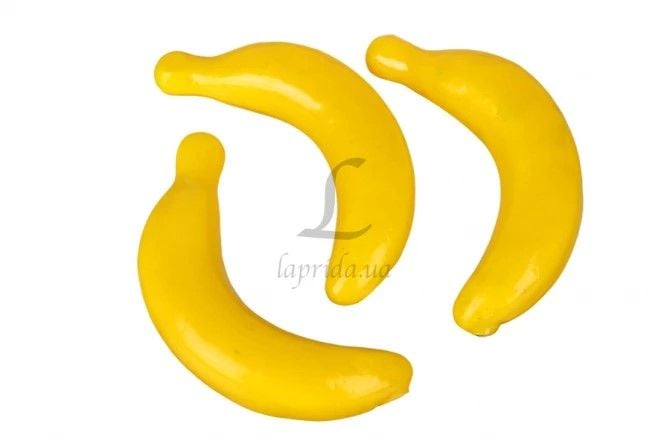 Банан 7см жовтий  для декору 73290 Китай