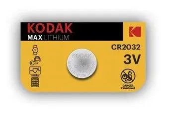 Батарейка таблетка MAX LITHIUM 3V CR2032 Kodak