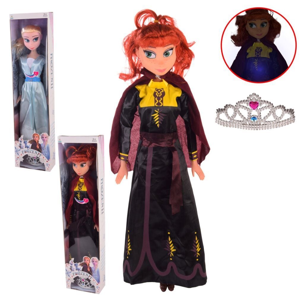 Лялька  Frozen 58см з короною коробка 60*15*8см HX2022A Китай