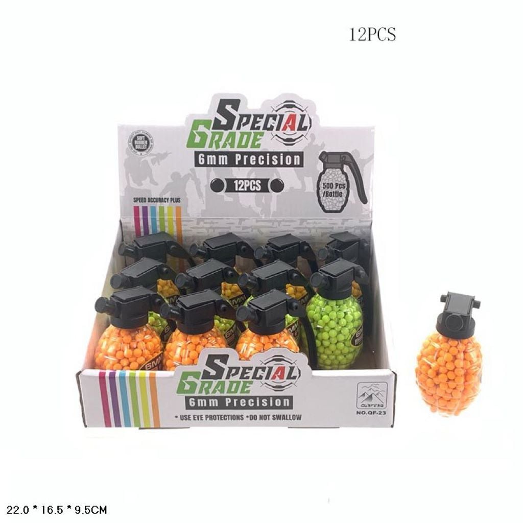 Кулі 500шт гумові в гранаті QF-23 Китай