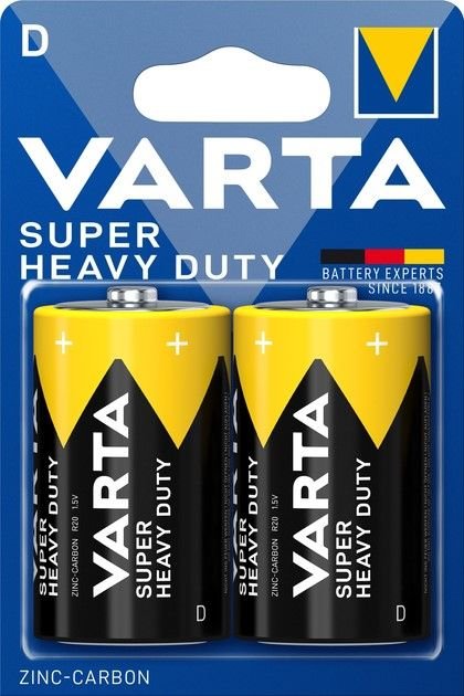 Батарейка бочка Varta SUPERLIFF по 1шт LR20 VARTA