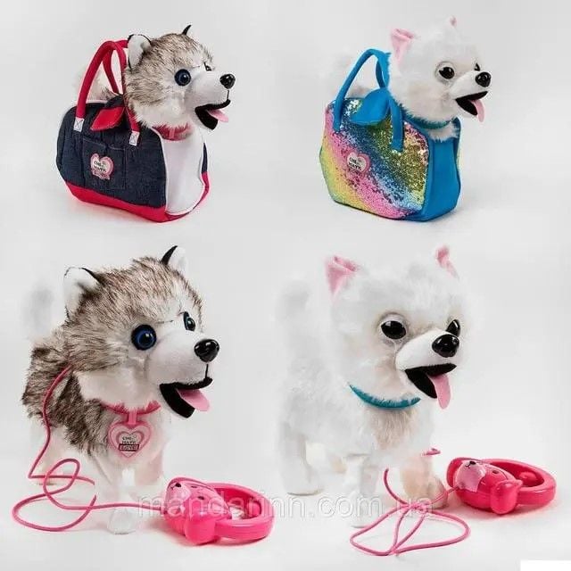 Собачка на повідку лає ходить у сумці С45308-9 Китай