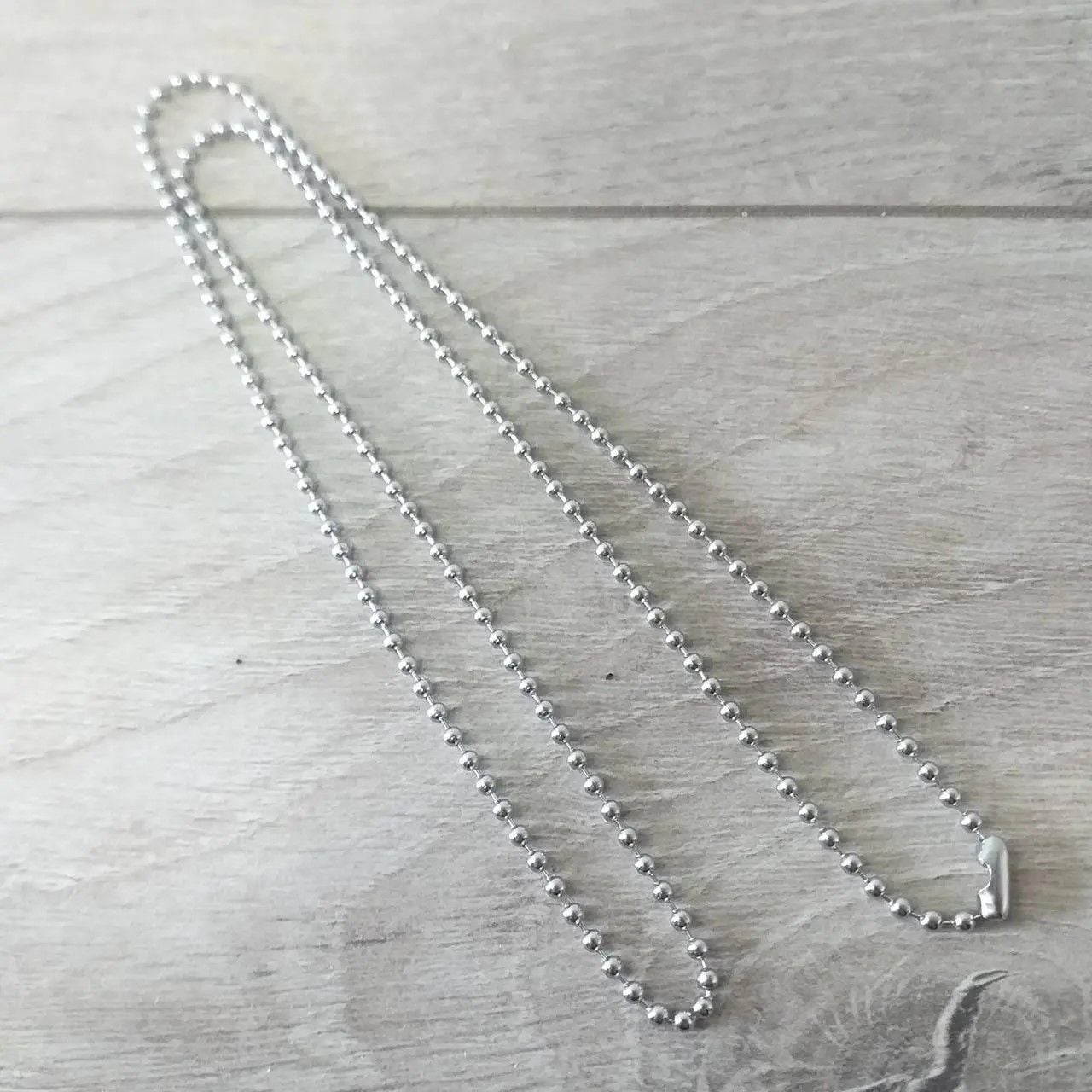 Ланцюжок кульковий 60-70см металевий 114 Китай