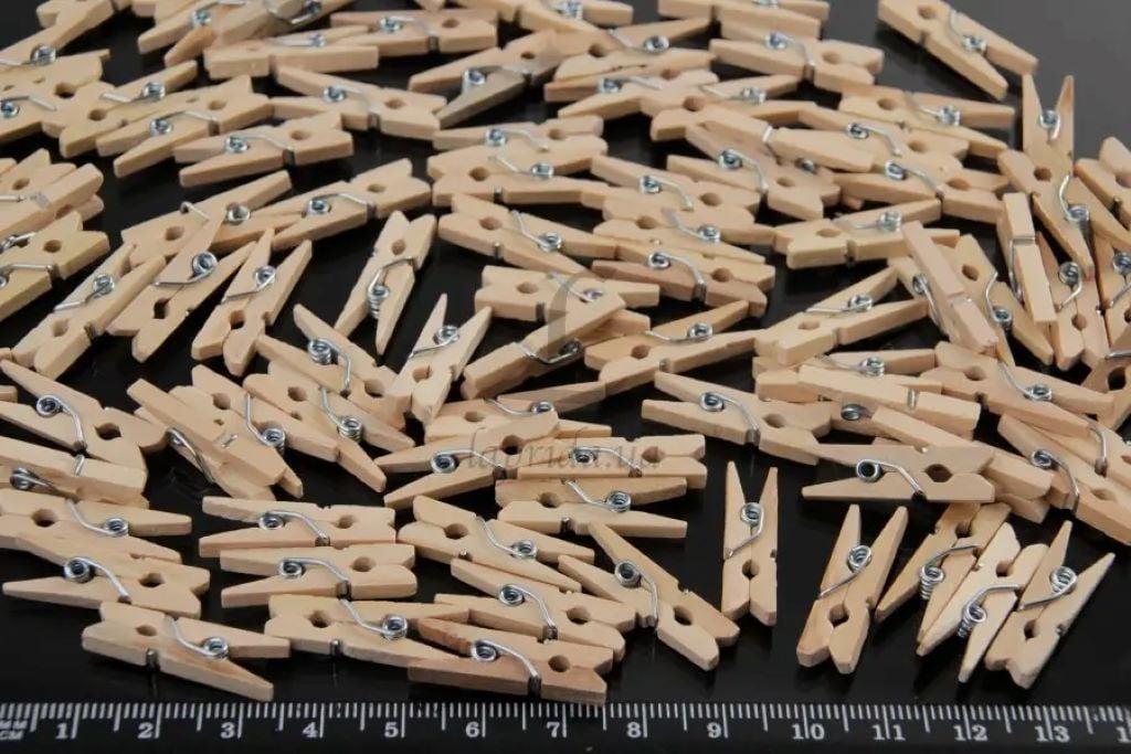 Прищіпки 2,5см дерево 2404-0001 Україна