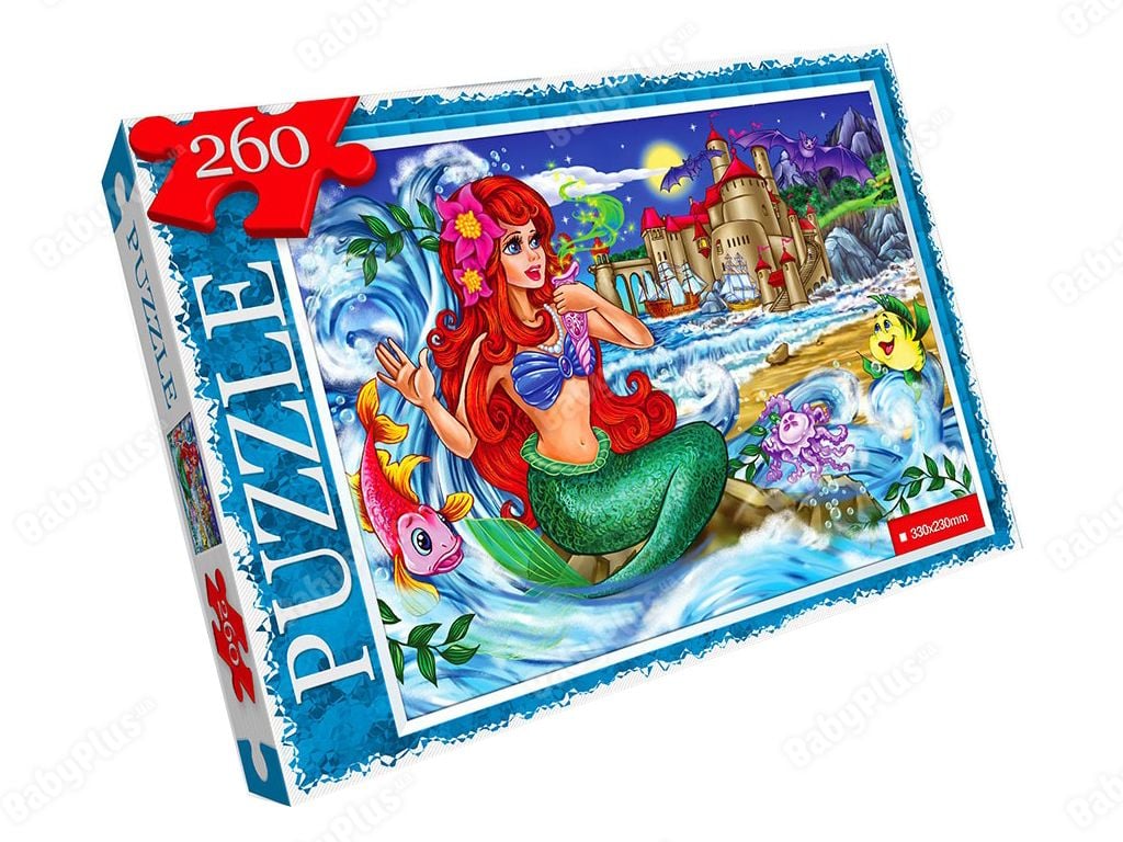 Пазли 260дет Русалка коробка 260-13-10 danko toys