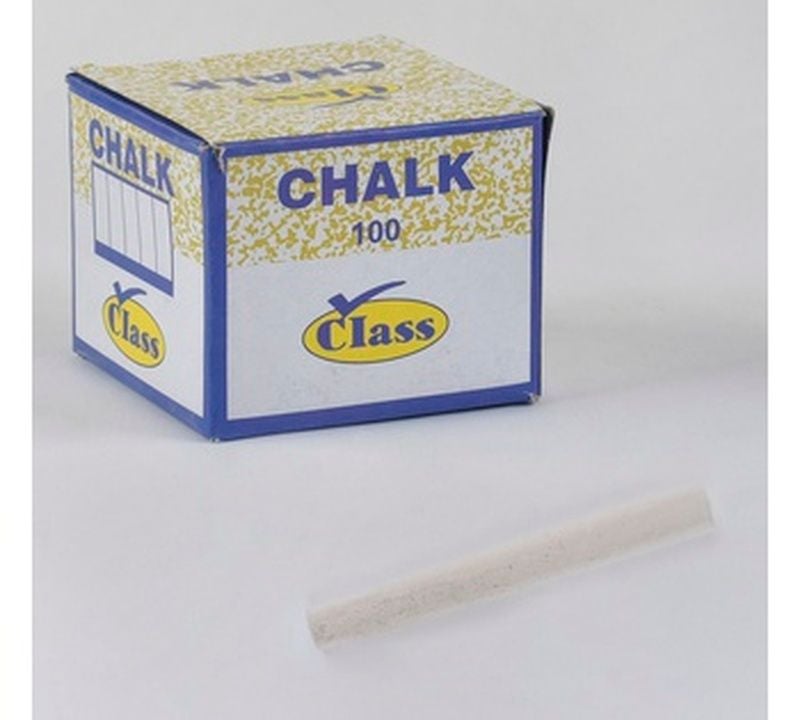 Крейда для малювання біла кругла100шт коробка 36882 Китай