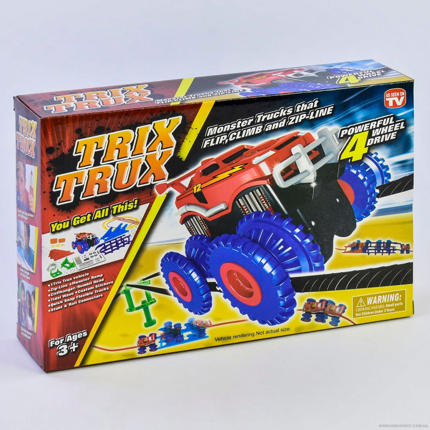 Трек канатний Хвиля Уклін Драбина 1 машина  на бат коробка 28*25*7,5см AS331 Китай