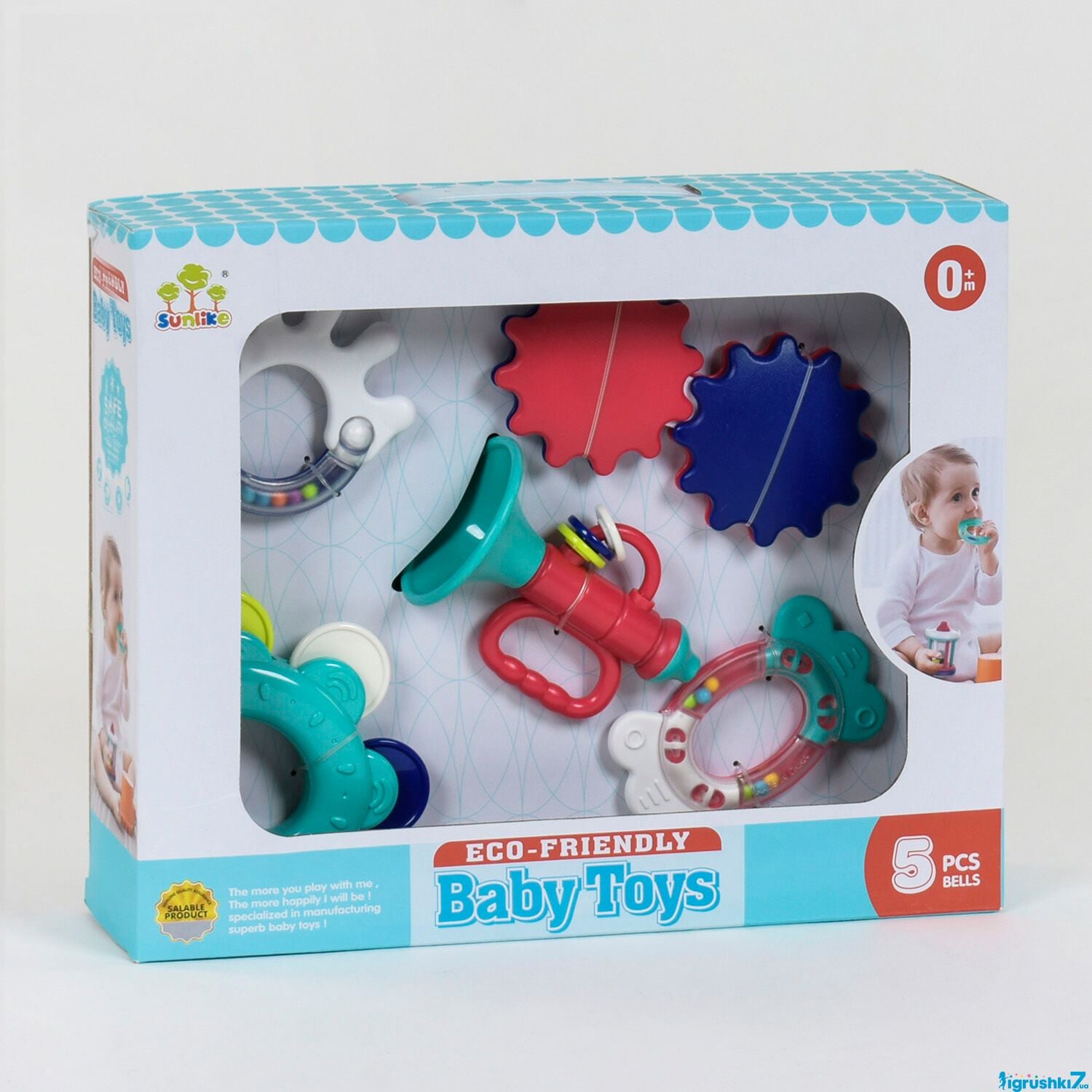 Брязкальця набір 5шт коробка 32*25*8см SL84832 sunlike