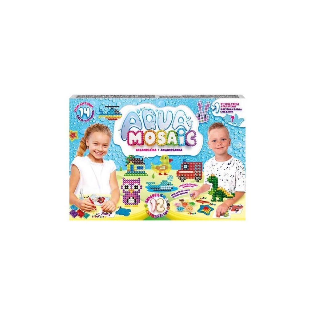 Аква-мозаїка Agua Mosaic 14схем у коробці AM-01-03 Danko toys