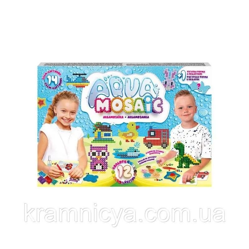 Аква-мозаїка Agua Mosaic 14схем у коробці AM-01-03 danko toys