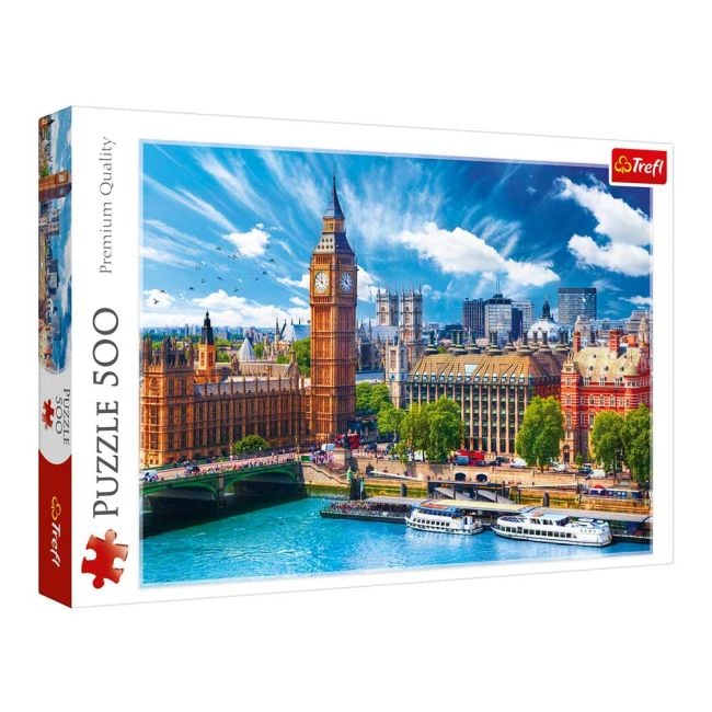 Пазли 500ел  Сонячний Лондон 48*34см в коробці 37329 Trefi