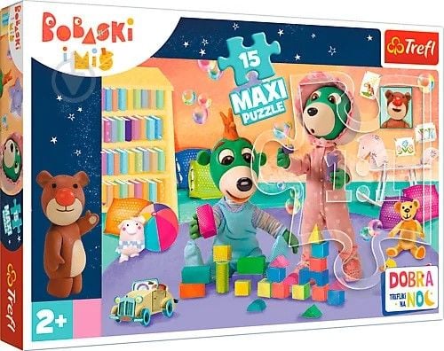 Пазли 15ел сім'я Трефликів 60*40см в коробці 14332 Trefi