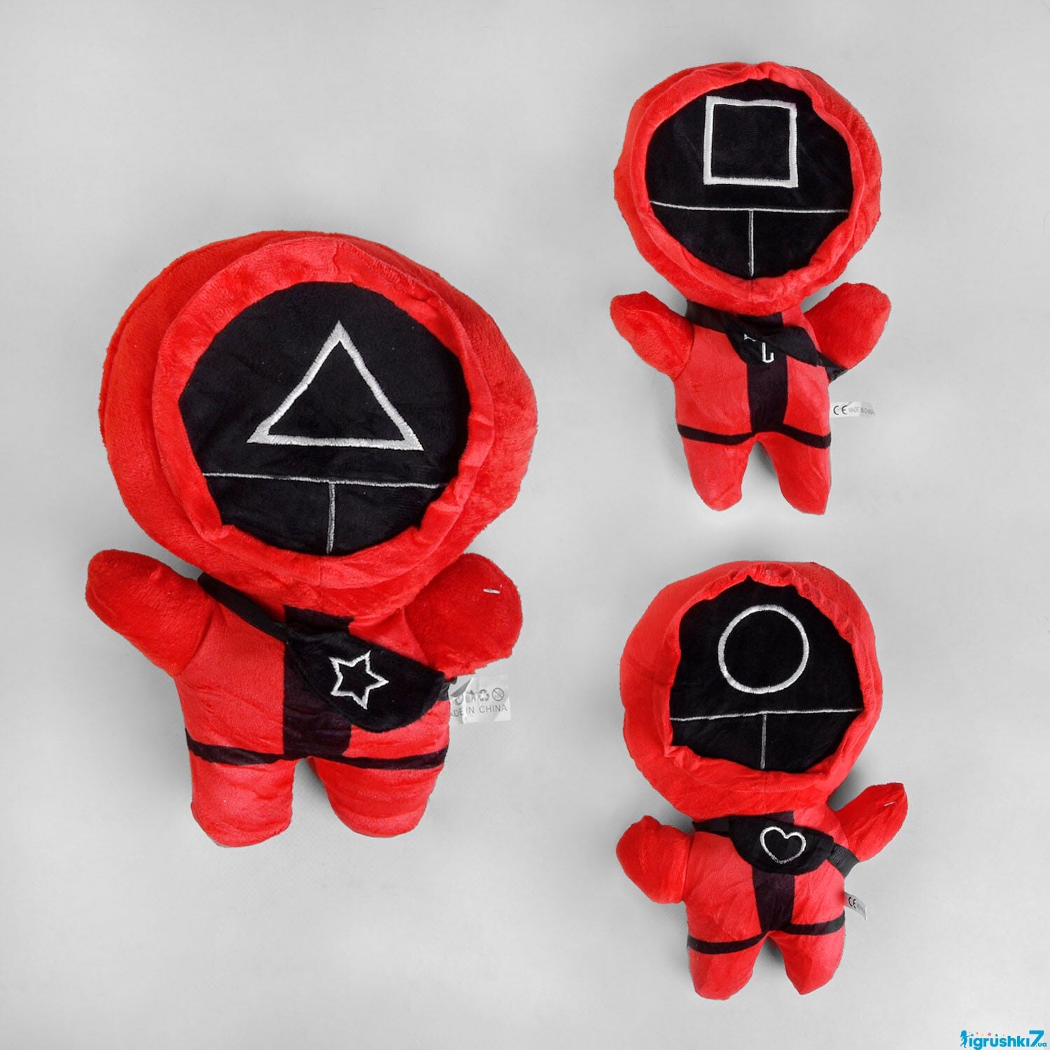 М'яка іграшка гра в кальмара Наглядач 30см 3види C50232 Китай