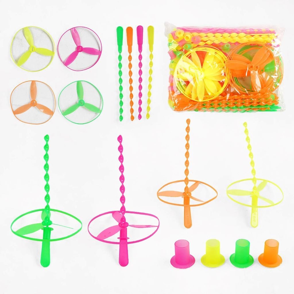 Вертушка запускалка пропеллер пластик 36см мікс кольорів C69853 Китай