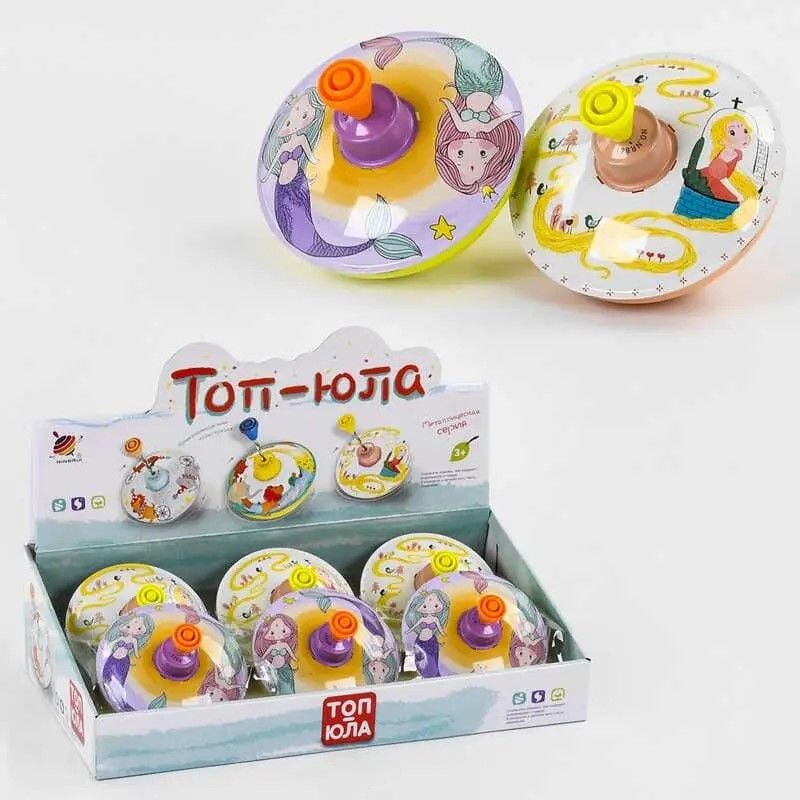 Дзига металопластик з  малюнком NR862A Китай