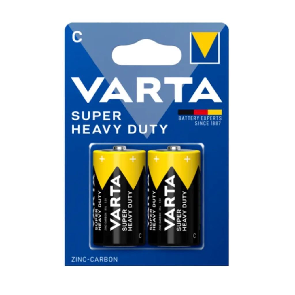 Батарейка міні бочка SUPER HEAVY DUTY 1,5V 1шт R14 VARTA