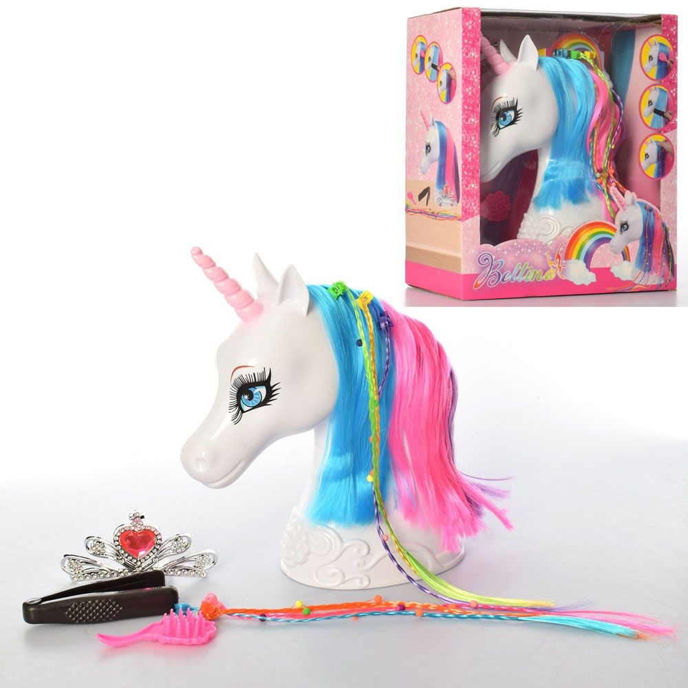 Єдиноріг голова  для зачісок аксесуари коробка 33*31*14см 68275 Китай