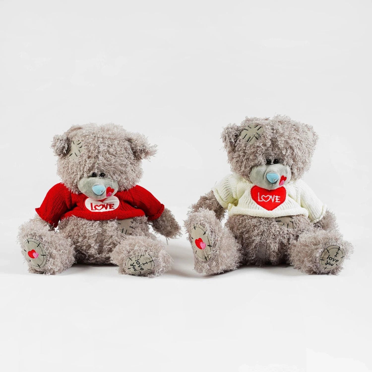 М'яка іграшка ведмедик Тедді 45см в кофтині з сердечком C12478 Китай