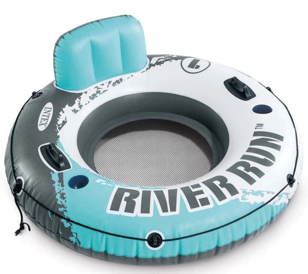 Коло надувне River Run з ручками підстаканники трос коробка 56825 intex