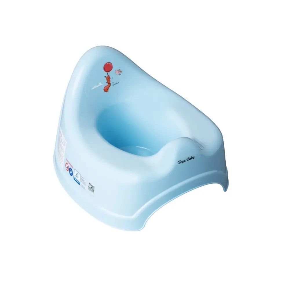 Горщик Лісова казка пластм блакитний FF-091-108 TEGA  BABY