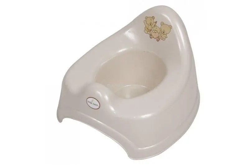 Горщик Ведмедики біла перлина пласт MS-001-118 TEGA  BABY