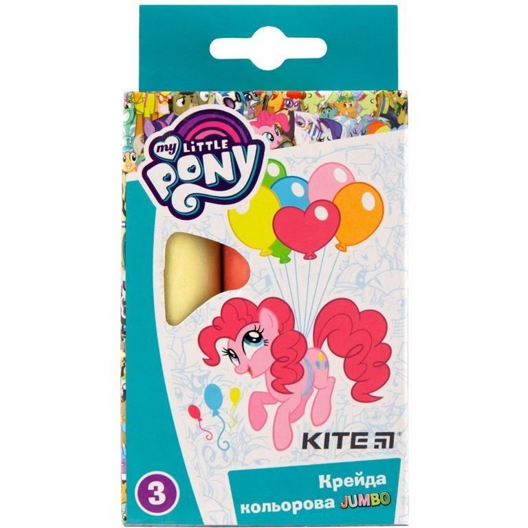 Крейда my Little Pony кольорова кругла 3шт коробка LP19-077 kite