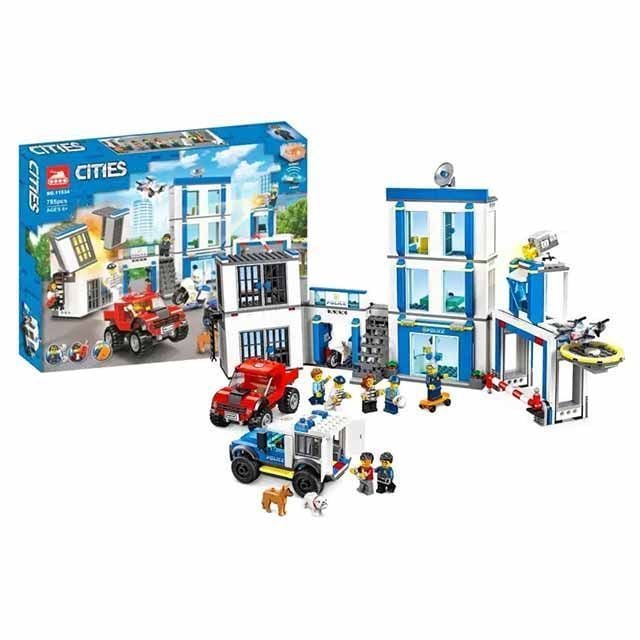 Конструктор 785д CITIES  Поліцейський участок  коробка50*39*8см 11534 Китай