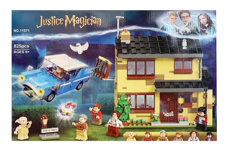 Конструктор 825д Justice Magician  Гаррі Потер Школа чаклунів коробка 44*30*8,5см 11571 Китай