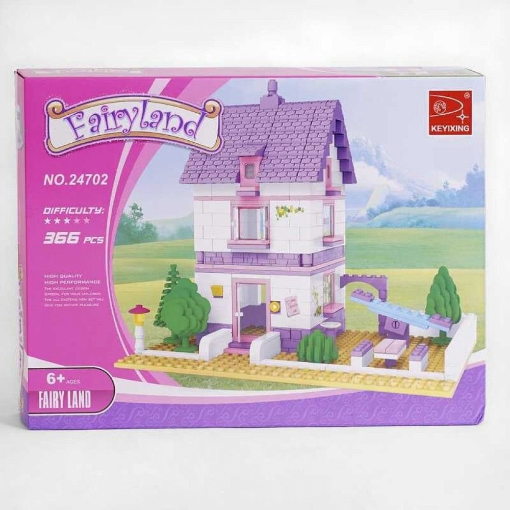 Конструктор 366д Fairy Land Заміський будиночок в коробці 24702 KEYIXING