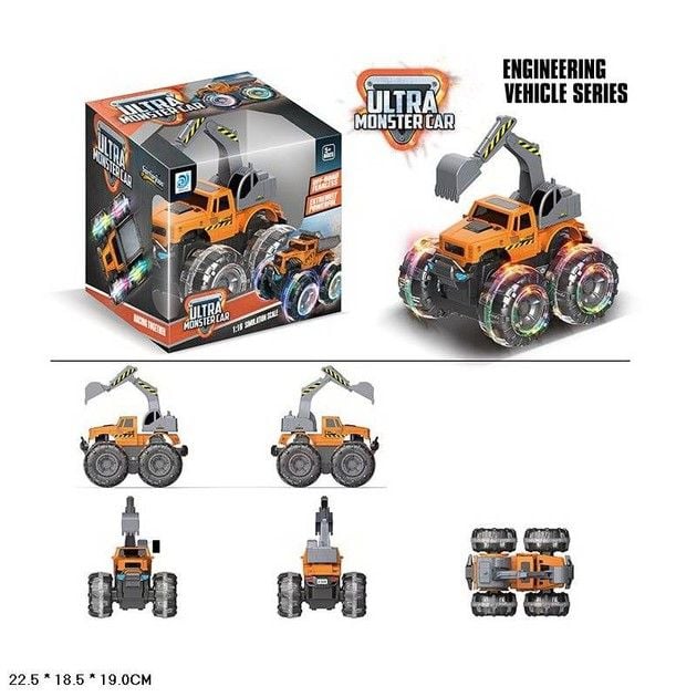Будтехніка ULTRA MONSTER  CAR на батарейках у коробці 22*18*19см 101A-54 Китай