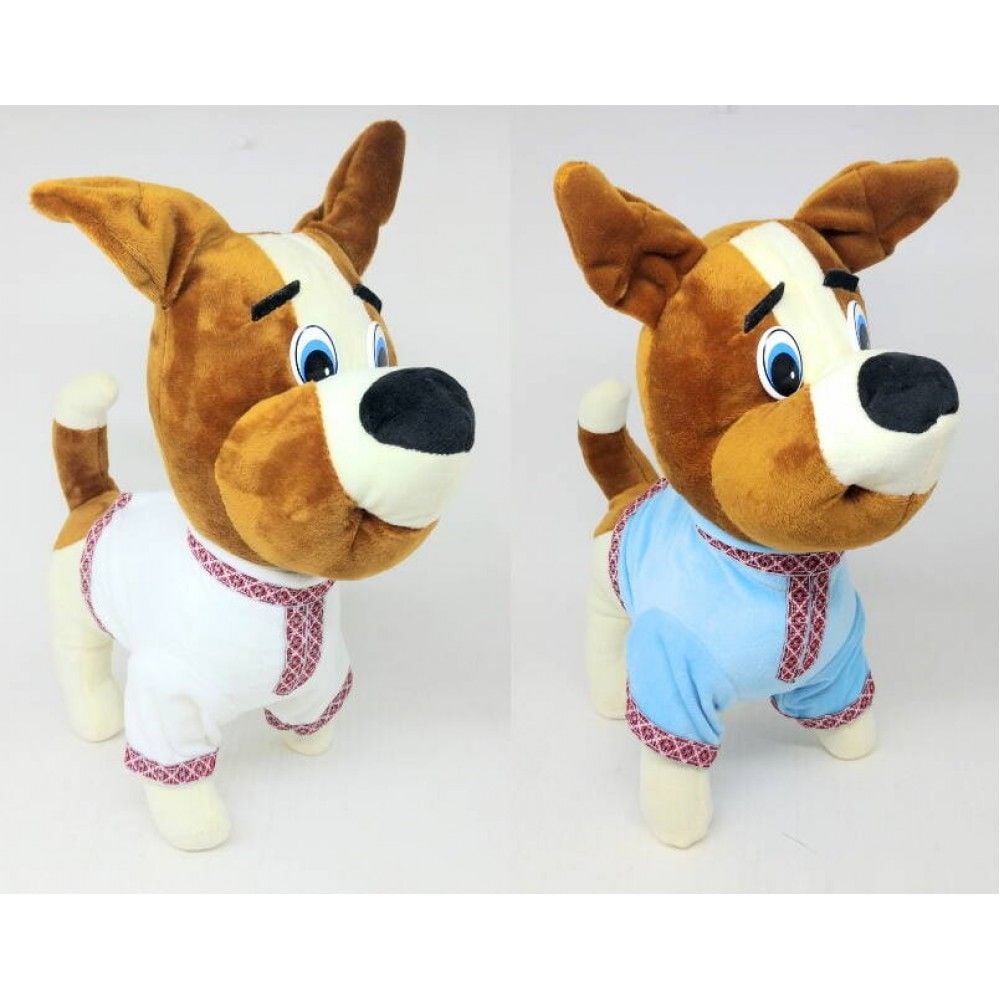 М'яка іграшка Пес Патрон в вишиванці 0326 копиця