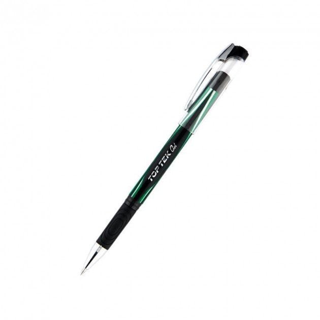 Ручка гелева 0,5мм Top Tek Gel зелена UX-133-04 Unimax