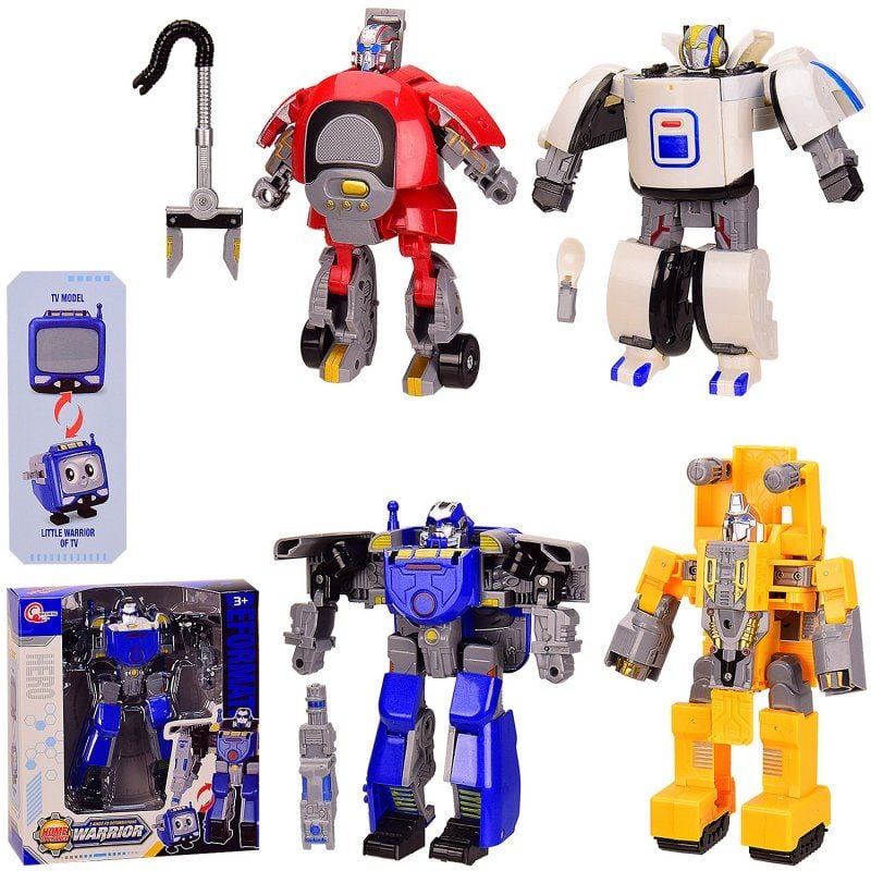 Трансформер Warrior 4 види в  коробці 20*18*7см QC638-42 Китай