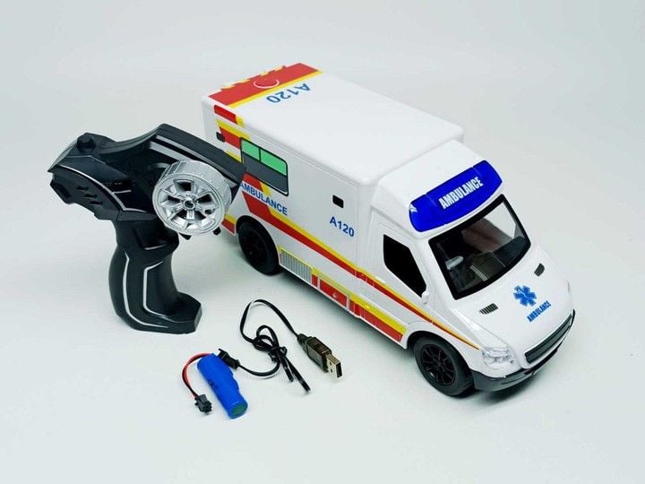 Машина Міські служби р/к аккум світло звук у коробці 37*18*18 см 666-762 Китай