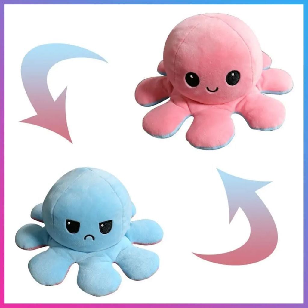 М'яка іграшка восьминіг вивертун микс кольорів 999507 К